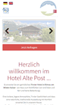 Mobile Screenshot of hotelaltepost.com